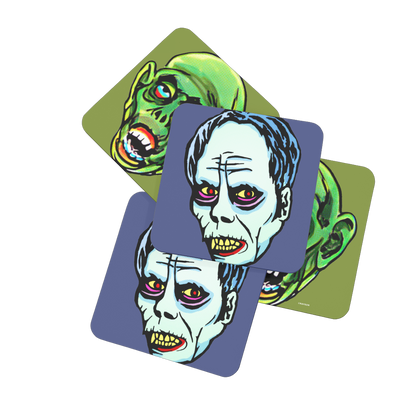 RAYGUN Ghoul vs. Phantom Hardboard Coaster Set of 4
