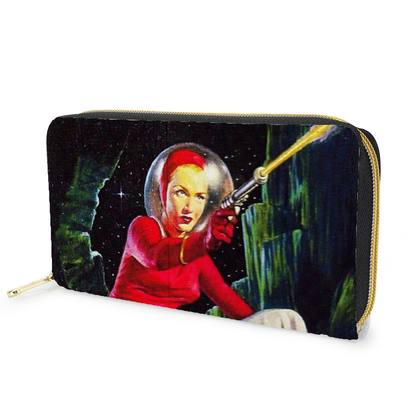 RAYGUN® Space Woman Zipper Wallet Purse