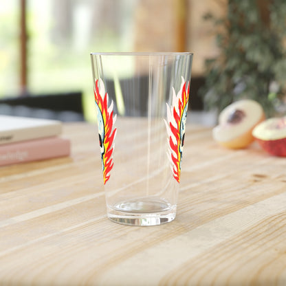 RAYGUN Hot Head Skull Pint Glass