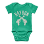 Raygun Ray Gun Club Classic Baby Onesie Bodysuit Kelly Green / 0 To 3 Months Apparel