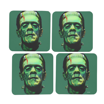 RAYGUN Frankenstein Hardboard Coaster Set of 4