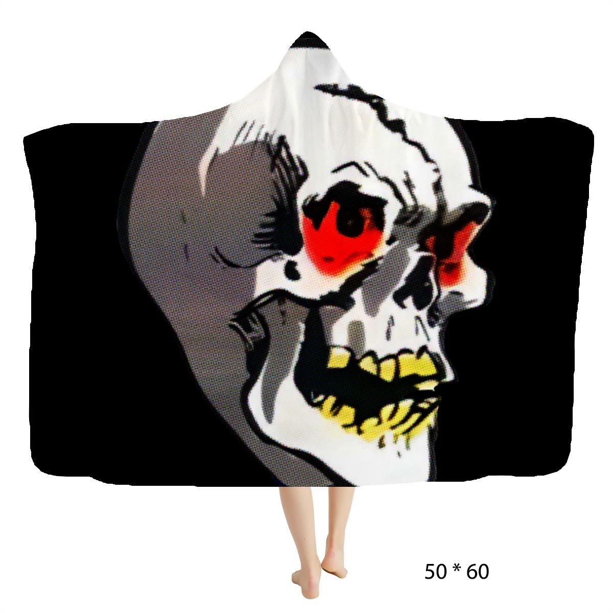 RAYGUN® Skull Hooded Blanket