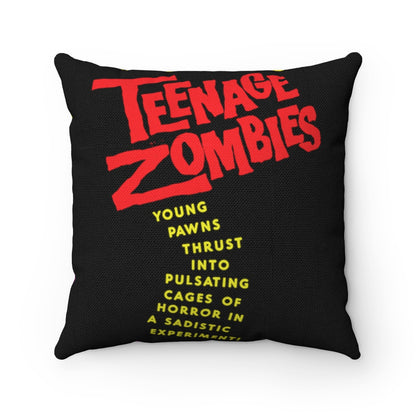 RAYGUN Teenage Zombies Square Pillow