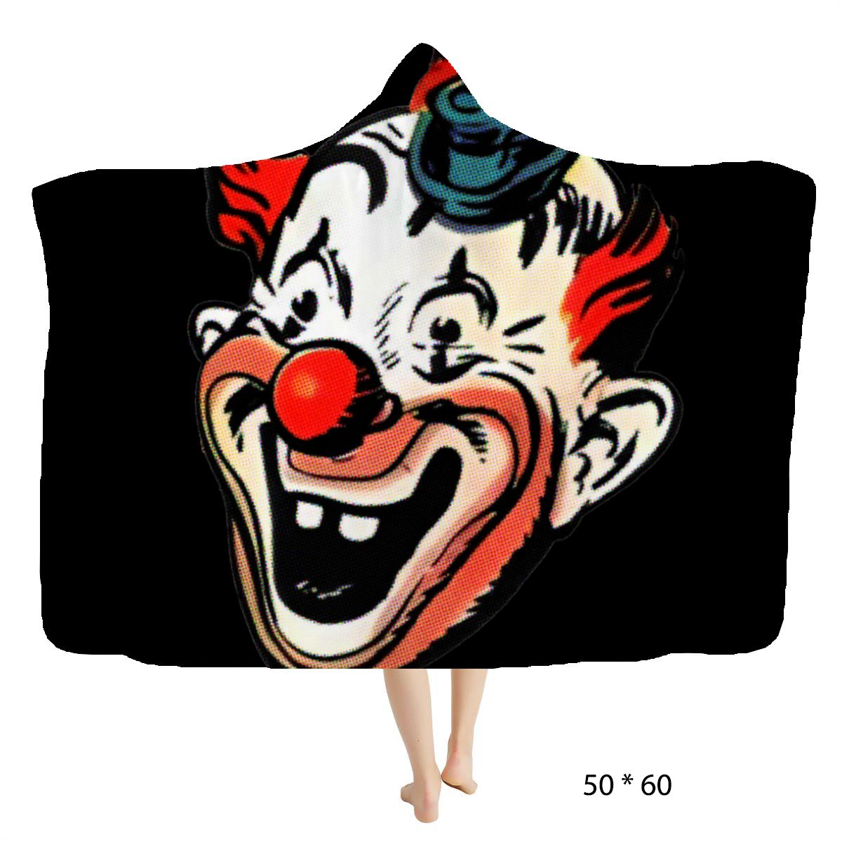 RAYGUN® Creepy Clown Hooded Blanket