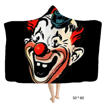 RAYGUN® Creepy Clown Hooded Blanket