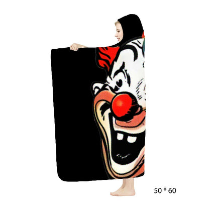 RAYGUN® Creepy Clown Hooded Blanket