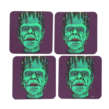 RAYGUN Frankie Hardboard Coaster Set of 4