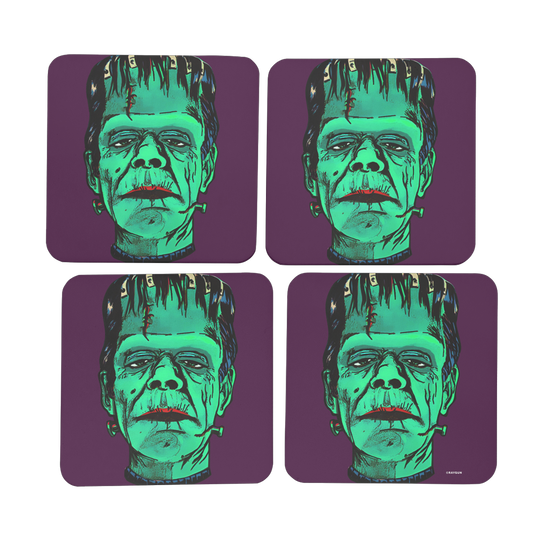 RAYGUN Frankie Hardboard Coaster Set of 4