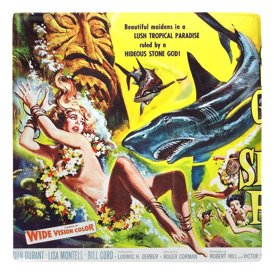 RAYGUN She Gods of Shark Reef Metal Magnets