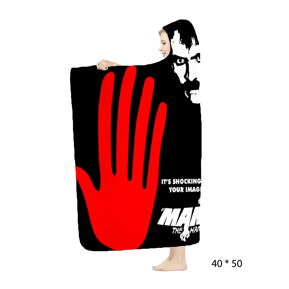RAYGUN® Manos Hand of Fate Hooded Blanket