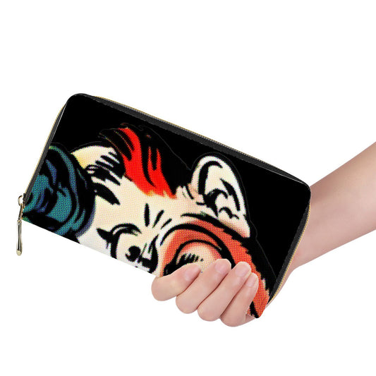 RAYGUN® Creepy Clown Zipper Wallet Purse