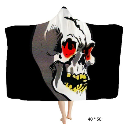RAYGUN® Skull Hooded Blanket