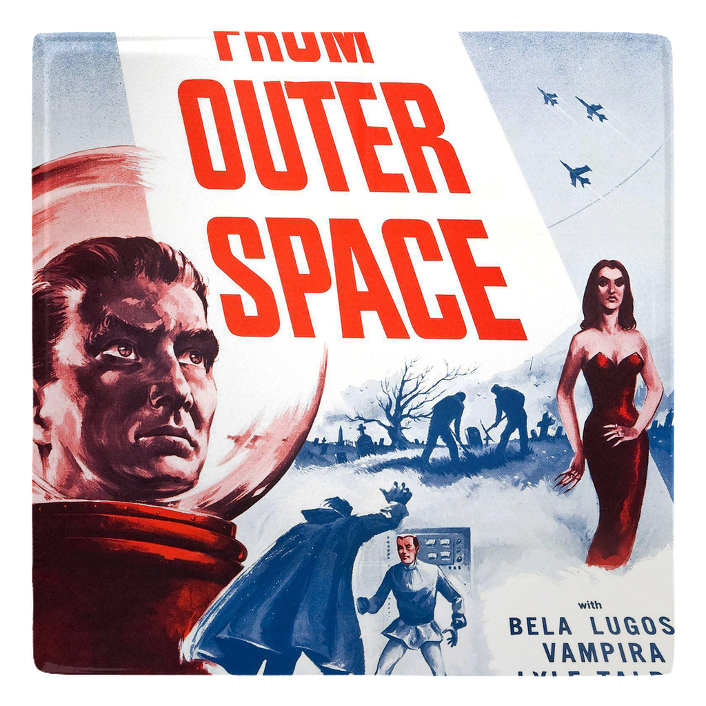 RAYGUN Plan 9 From Outer Space Metal Magnets