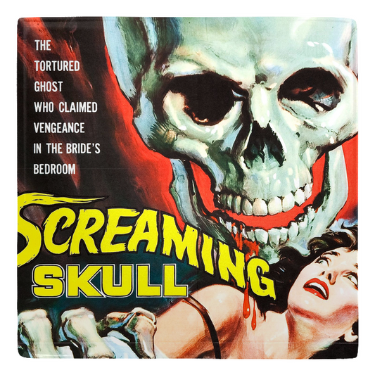 RAYGUN Screaming Skull Metal Magnets