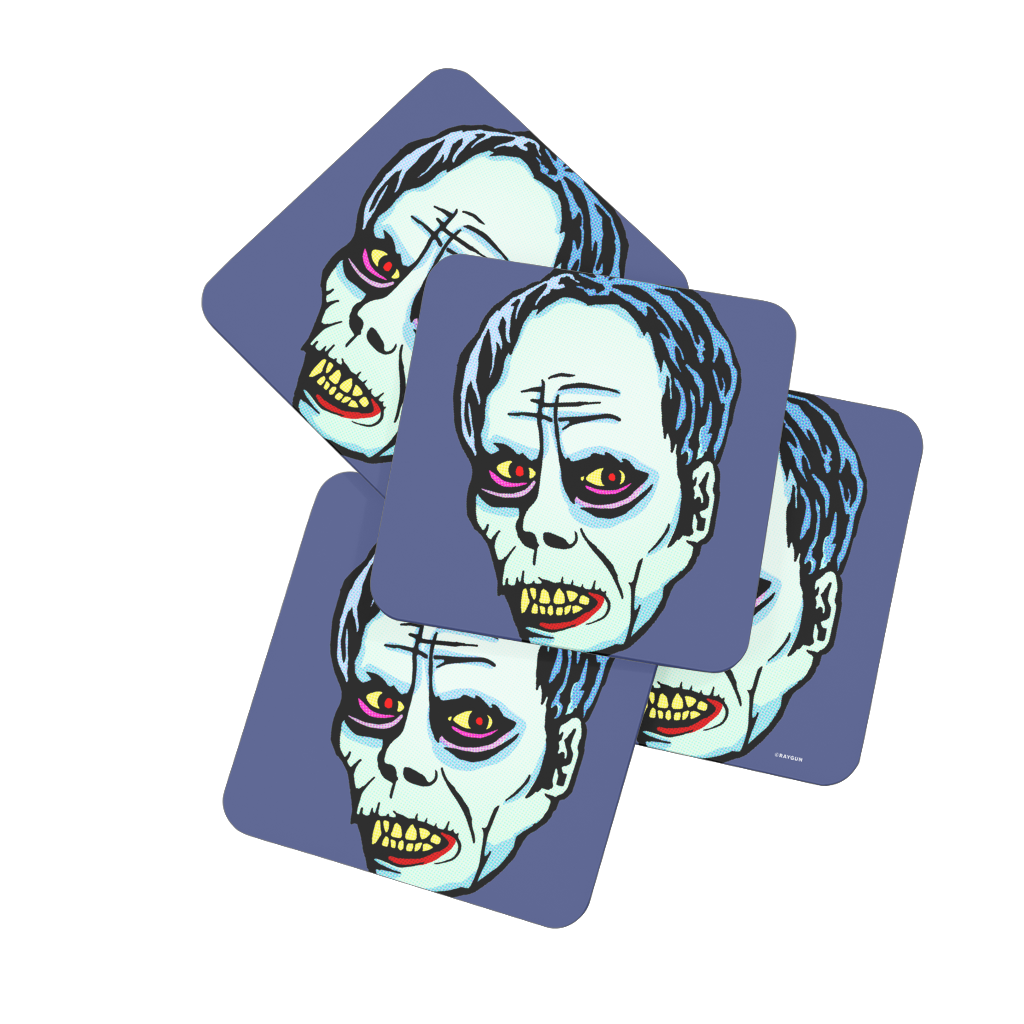 RAYGUN Phantom Hardboard Coaster Set of 4