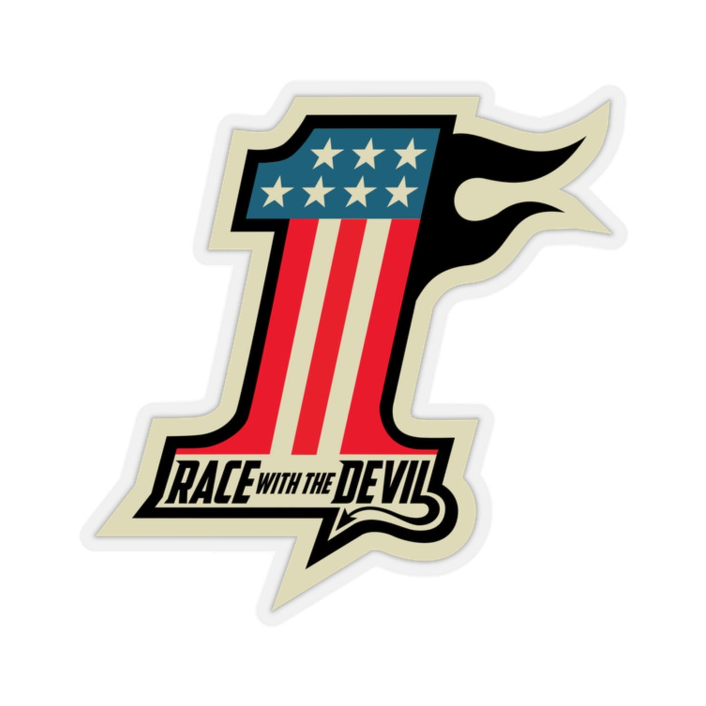 Race With The Devil Kiss-Cut Stickers