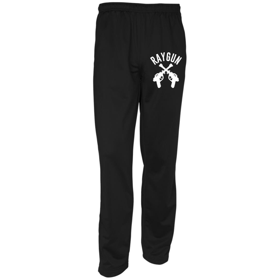 Raygun Double Guns Mens Warm-Up Track Pants Black / X-Small