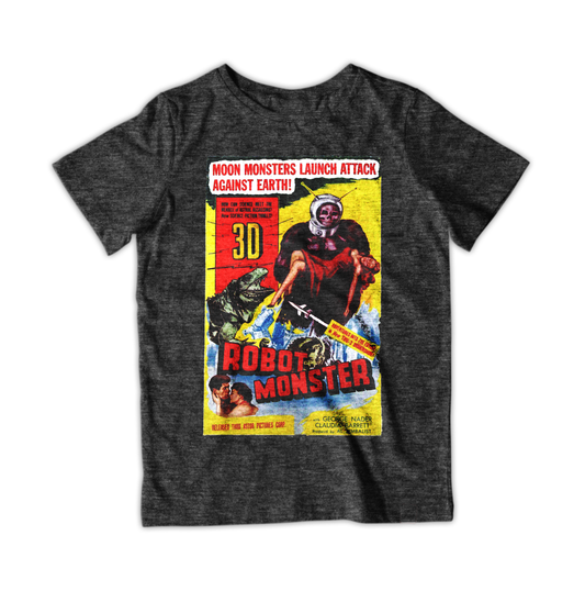 RAYGUN Robot Monster Vintage Heather T-Shirt