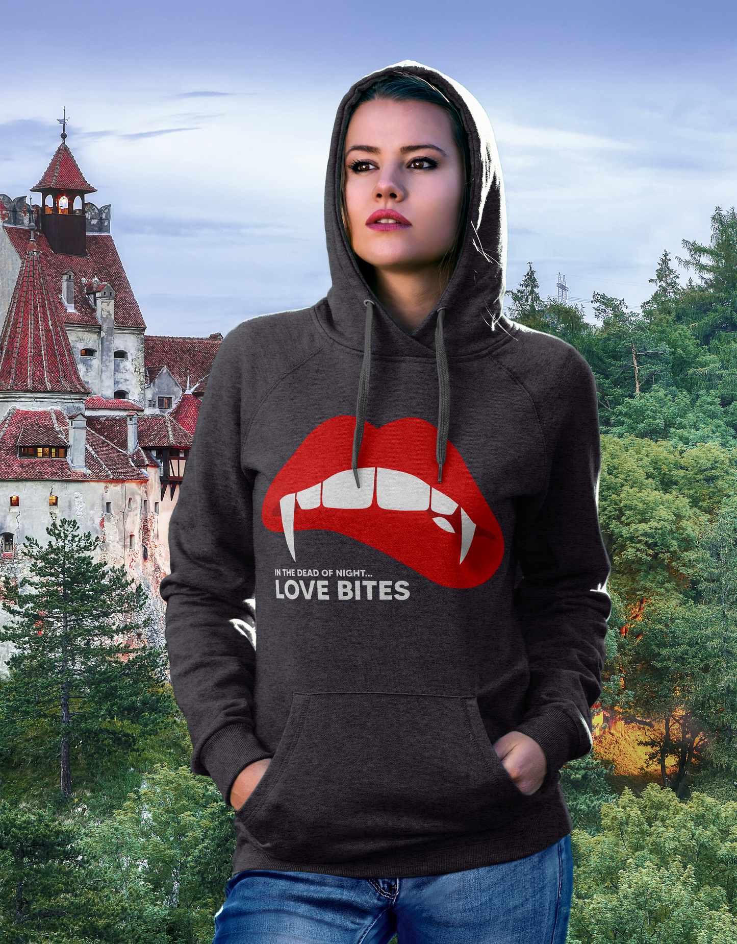 RAYGUN Dead of Night Love Bites Pullover Hoody