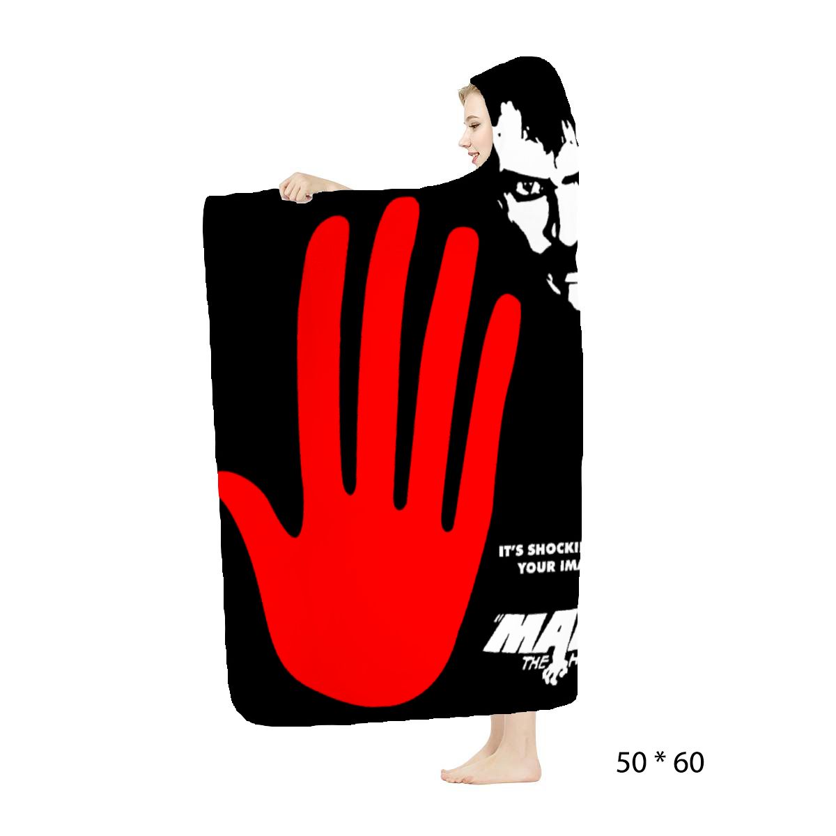 RAYGUN® Manos Hand of Fate Hooded Blanket