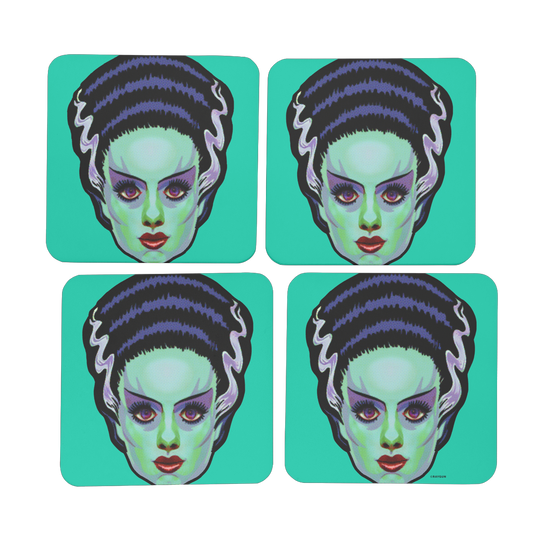 RAYGUN The Bride Hardboard Coaster Set of 4