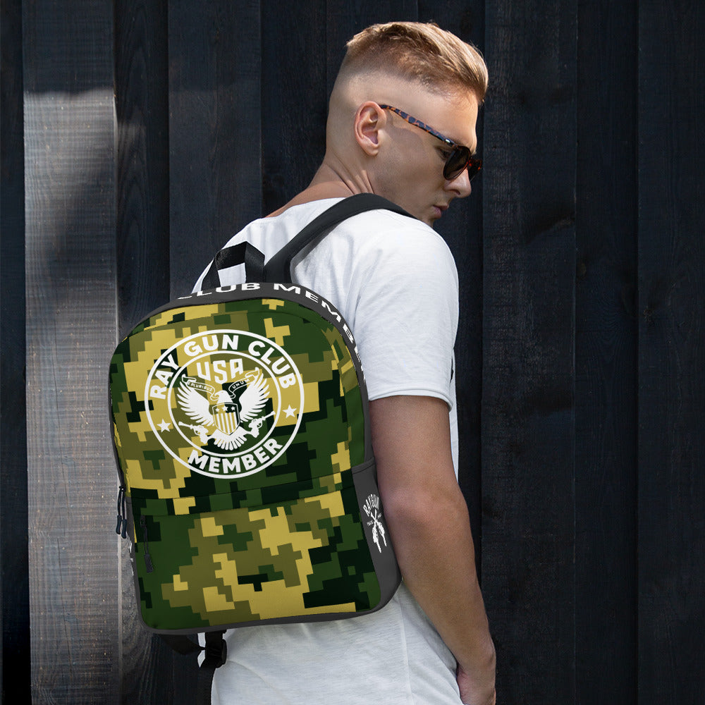 RAYGUN Ray Gun Club Member Camo Backpack