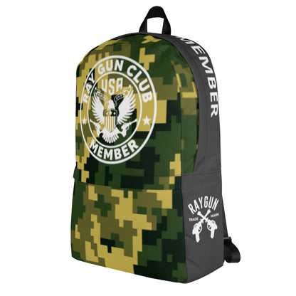 RAYGUN Ray Gun Club Member Camo Backpack