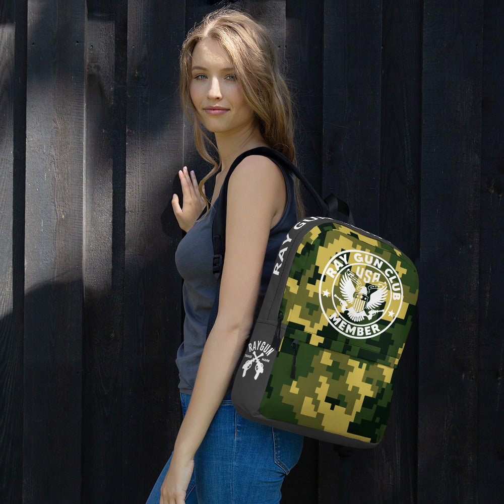 RAYGUN Ray Gun Club Member Camo Backpack
