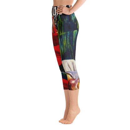 RAYGUN Space Woman Yoga Capri Leggings
