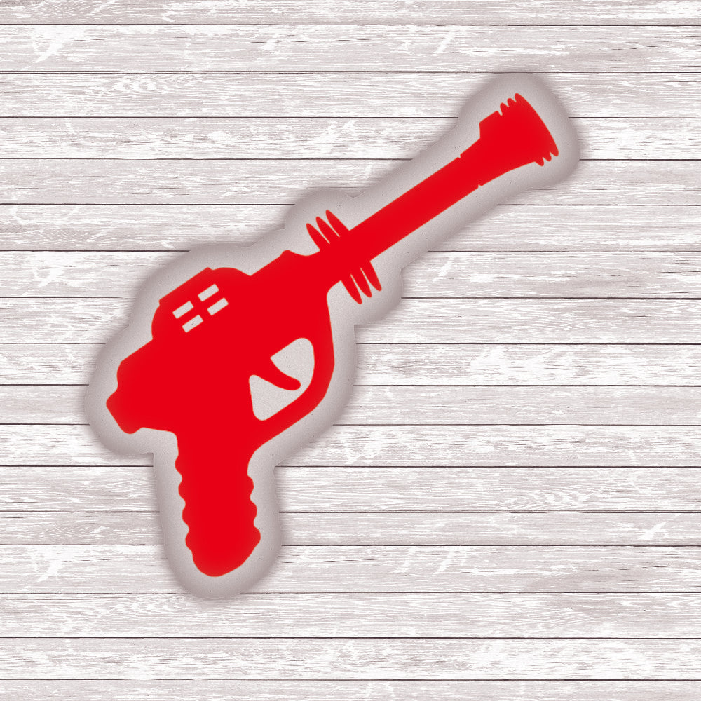 Raygun Red Pillow 14*14 Stuffed Pet