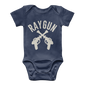 Raygun Ray Gun Club Classic Baby Onesie Bodysuit Navy / 0 To 3 Months Apparel