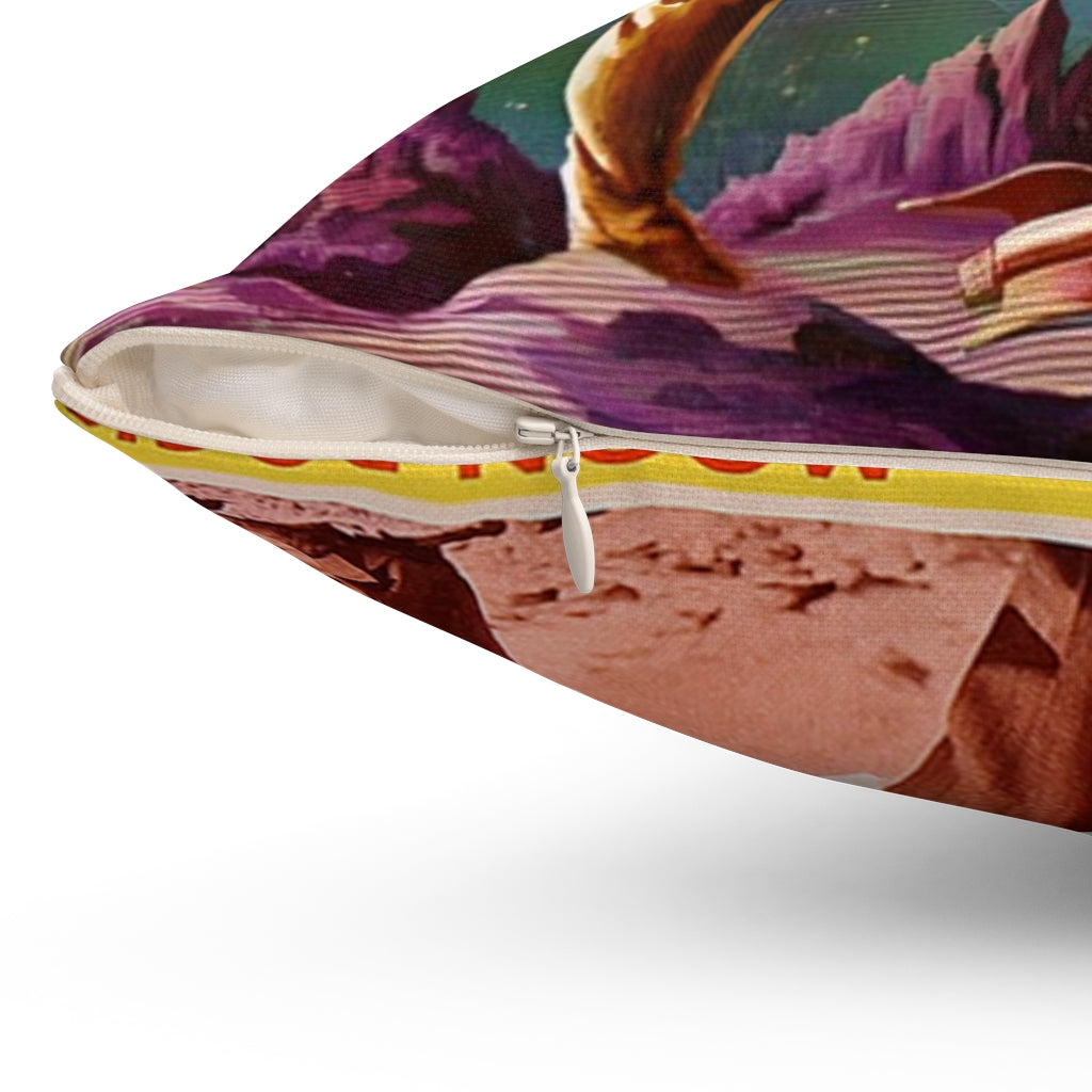 RAYGUN Radar Men From The Moon Square Pillow