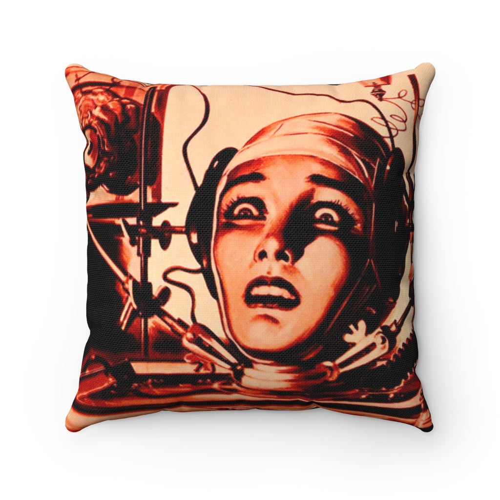 RAYGUN The Brain That Wouldn't Die Square Pillow
