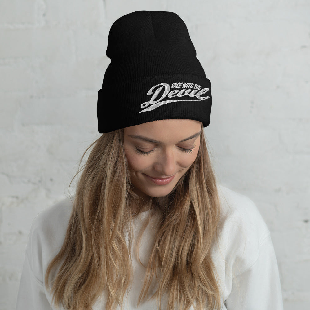 Race With The Devil Cuffed Beanie