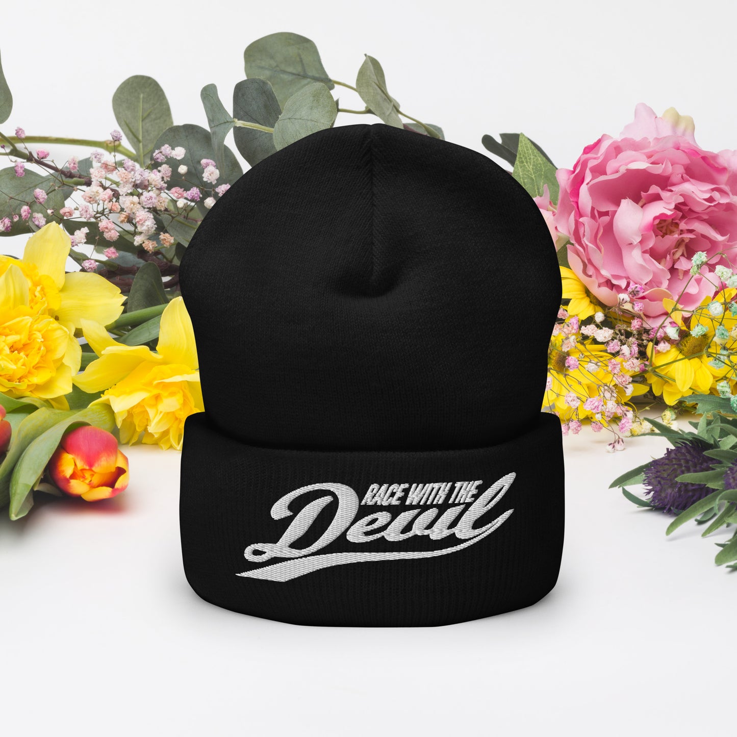 Race With The Devil Cuffed Beanie