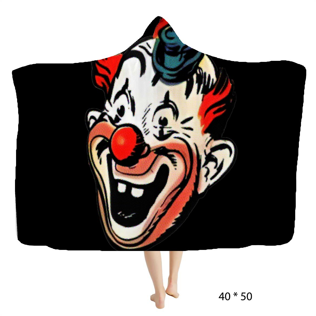 RAYGUN® Creepy Clown Hooded Blanket
