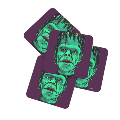 RAYGUN Frankie Hardboard Coaster Set of 4