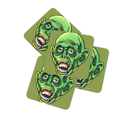RAYGUN Ghoul Hardboard Coaster Set of 4