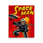 RAYGUN Space Man Vintage Vertical Poster