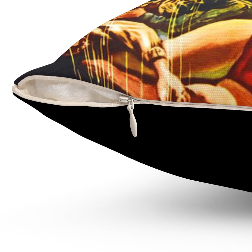 RAYGUN Attack of the Giant Leeches Square Pillow