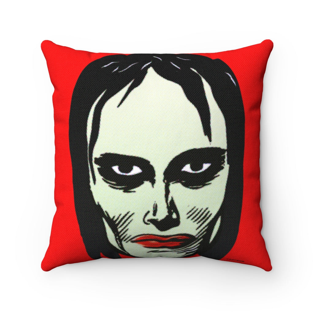 RAYGUN Female Vampire Square Pillow
