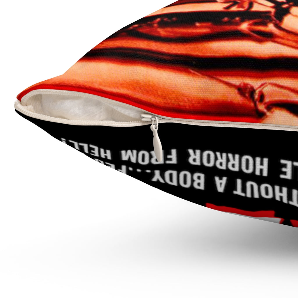 RAYGUN The Brain That Wouldn't Die Square Pillow