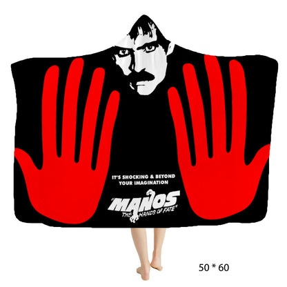 RAYGUN® Manos Hand of Fate Hooded Blanket