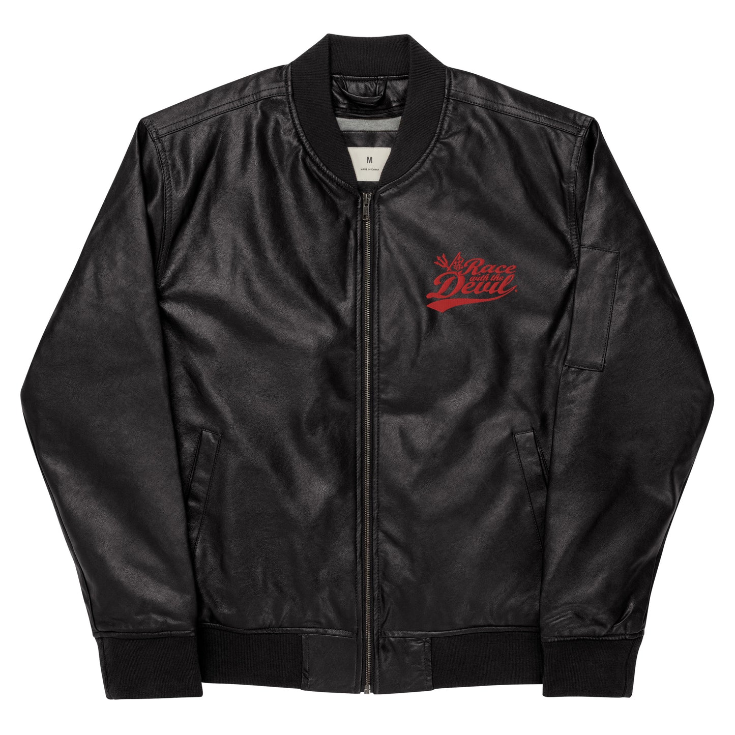 Race With The Devil Leather Bomber Jacket