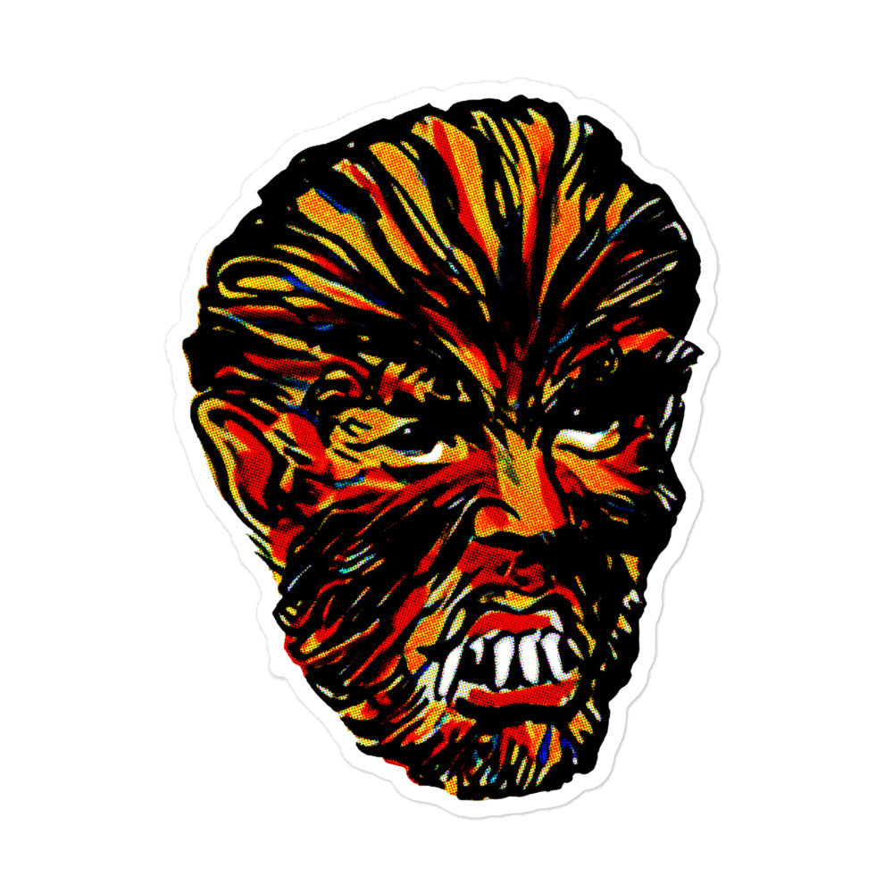 RAYGUN Werewolf Bubble-free Kiss Cut Sticker