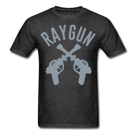 Unisex RAYGUN Silver Premium T-Shirt - heather black
