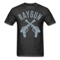 Unisex RAYGUN Silver Premium T-Shirt - heather black