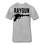 RAYGUN Single Gun Fitted Cotton/Poly T-Shirt - heather gray