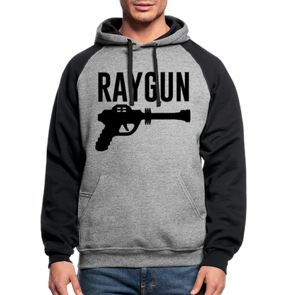 RAYGUN Raglan Hoodie - heather gray/black