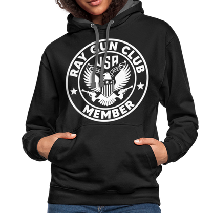 RAYGUN Contrast Hoodie - black/asphalt